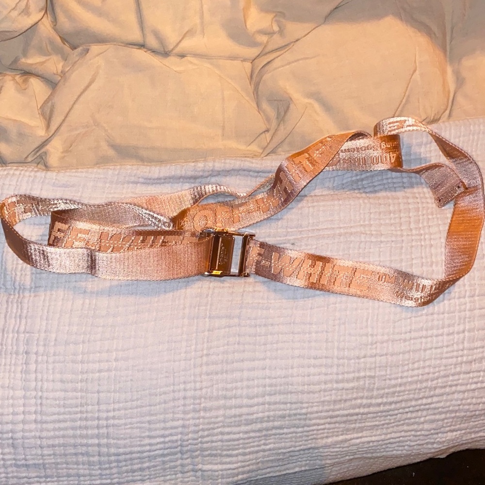 Off-White Industrial Logo Jacquard Belt